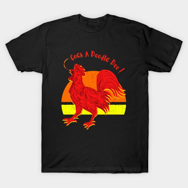 Cock a doodle doo! T-Shirt by TJWDraws